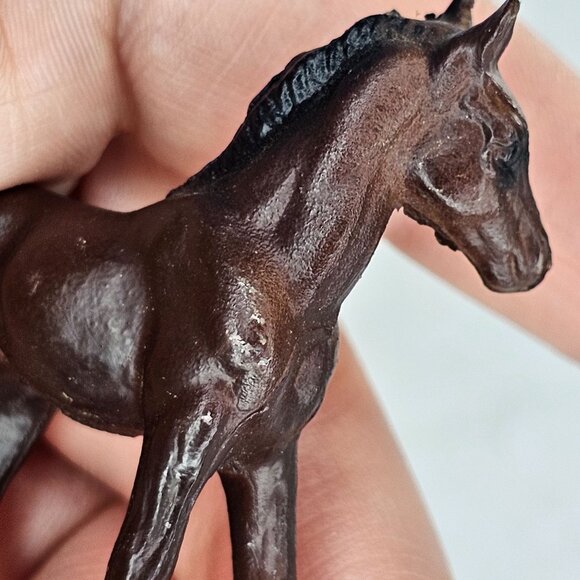 Breyer Stablemate Standing Thoroughbred Foal Dark Bay Horse #3085 G1 - Picture 7 of 9